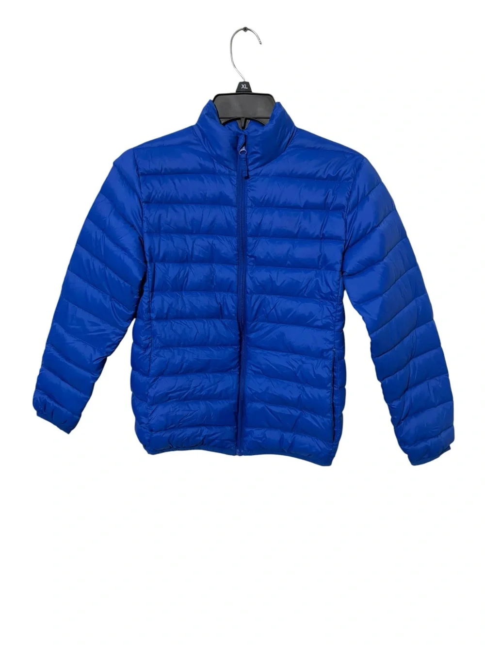 Eddie Bauer Kids Medium Blue Down Filled Puffer Jacket Outdoor Travel Hiking